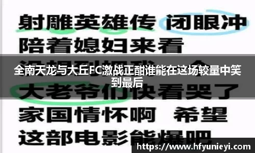 全南天龙与大丘FC激战正酣谁能在这场较量中笑到最后